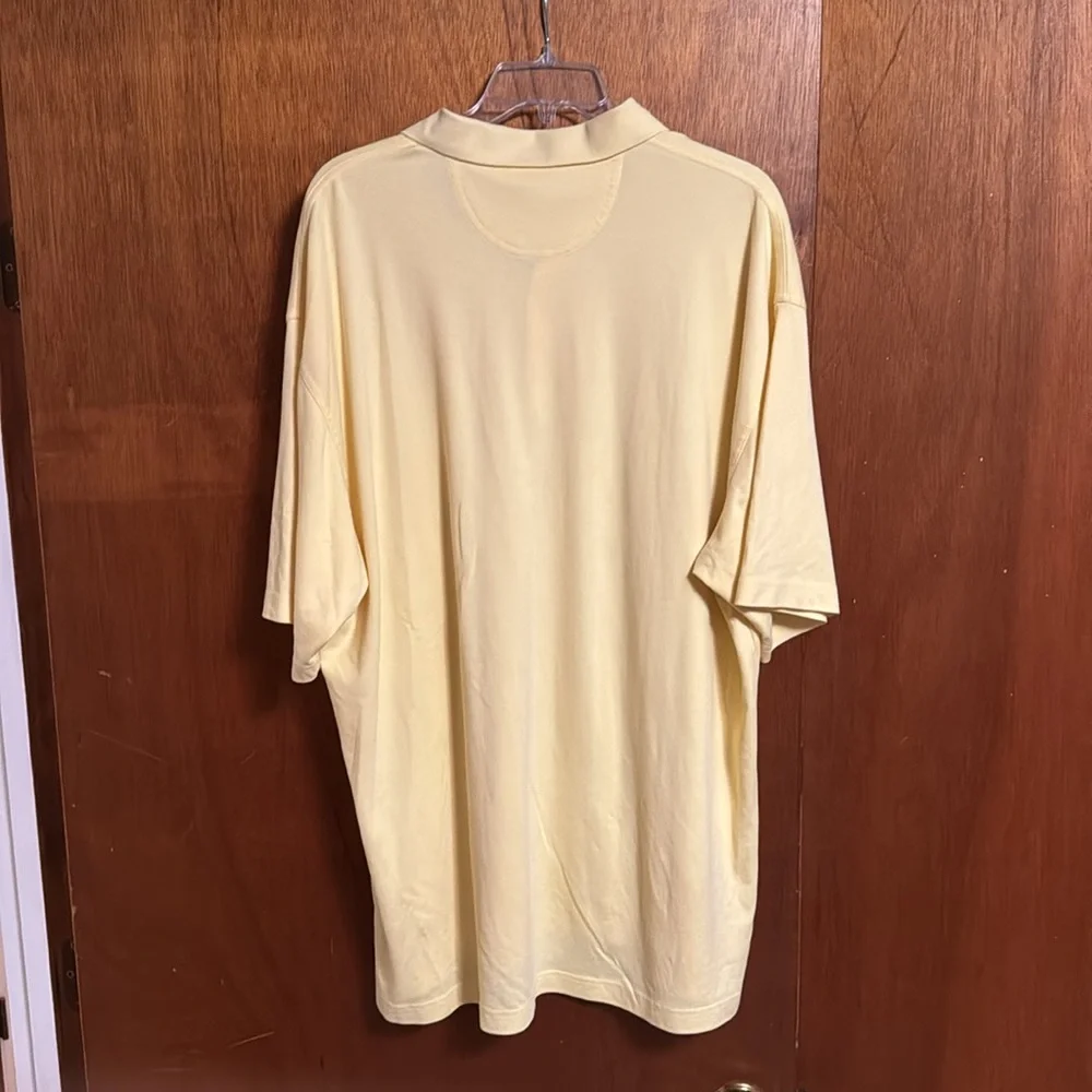 Yellow Men’s XXL Greg Norman Play Dry short sleeve collared shirt - Picture 4 of 4
